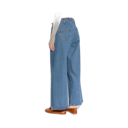 Belt Detailed Culotte Jeans