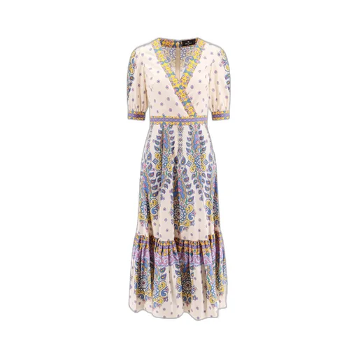 Paisley Printed Midi Dress