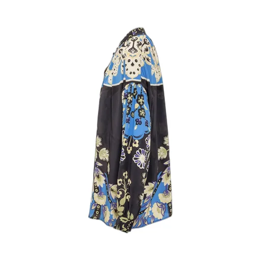 Floral Print Round Neck Blouse