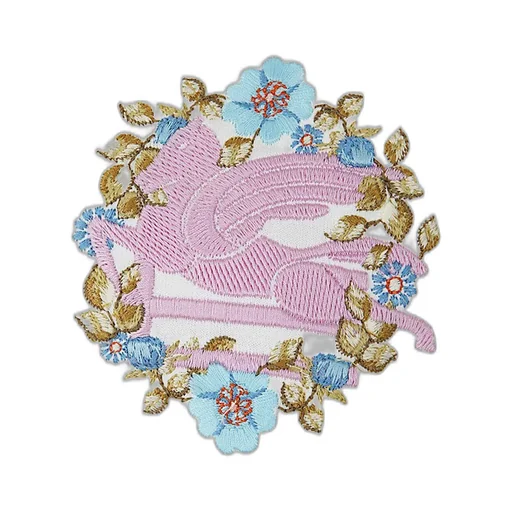 Pegaso Embroidered Crewneck T-Shirt