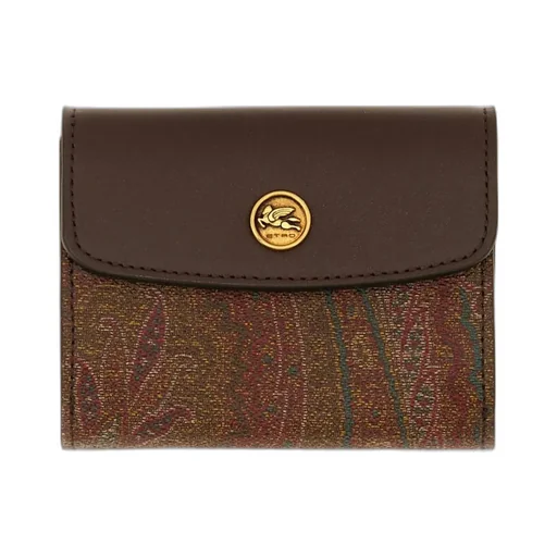 Paisley-Printed Wallet