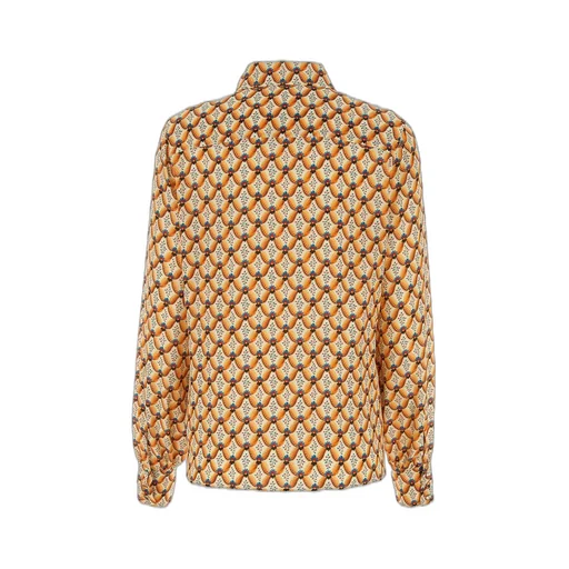 All-Over Patterned Button-Up Shirt