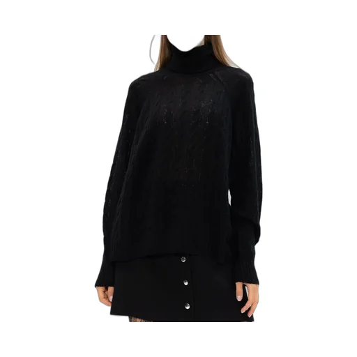 Long-Sleeved Roll-Neck Knitted Jumper