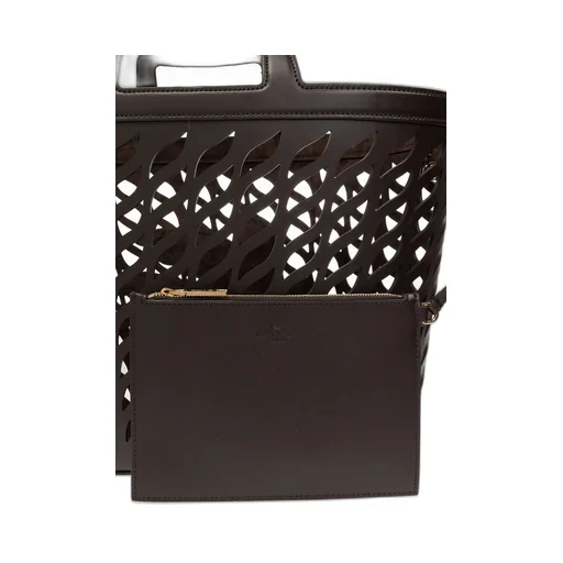 Pegaso Cut-Out Detailed Tote Bag