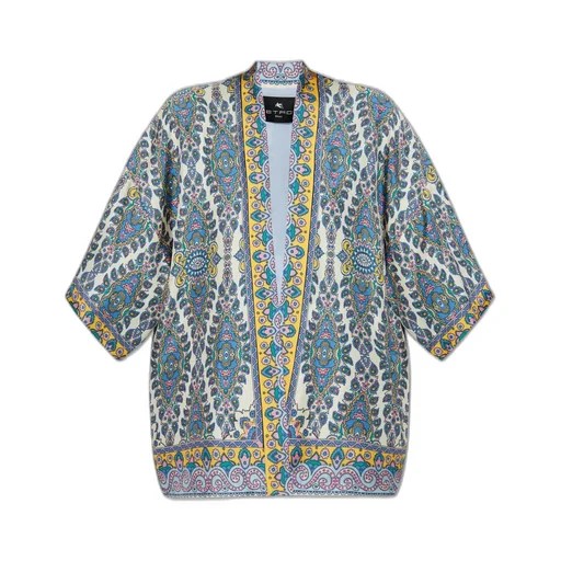 Printed Twill Kesa Robe