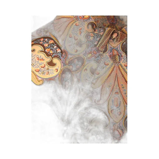 Paisley Printed Puff Sleeved Shirt