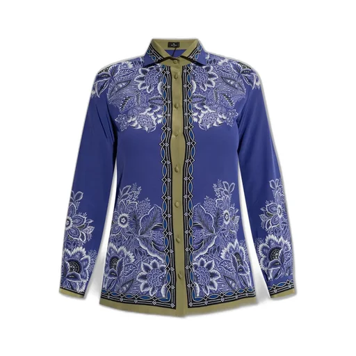 Bandana Print Long-Sleeved Shirt
