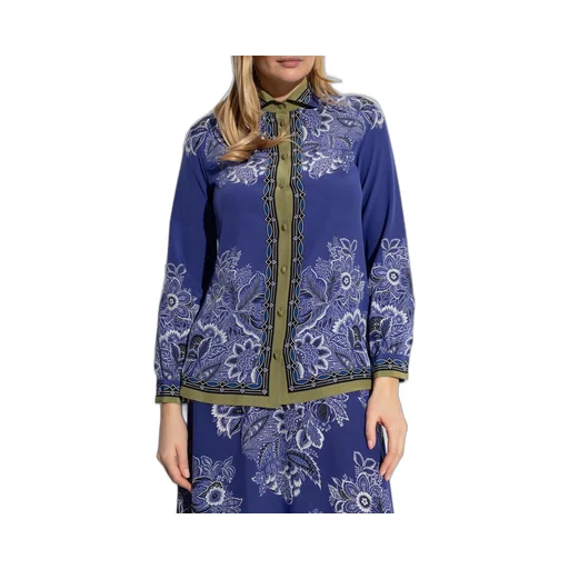 Bandana Print Long-Sleeved Shirt
