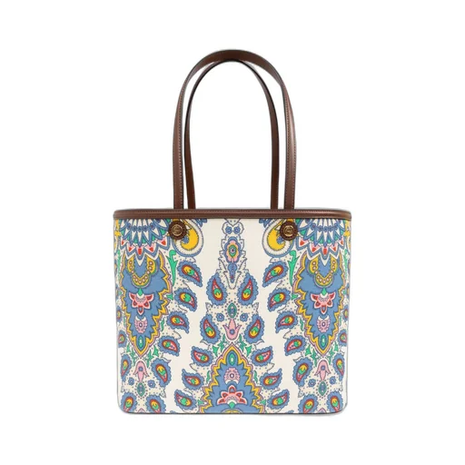 Essential Paisley Printed Medium Tote Bag