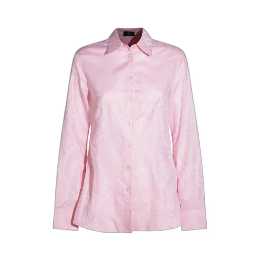 Paisley Jacquard Buttoned Shirt