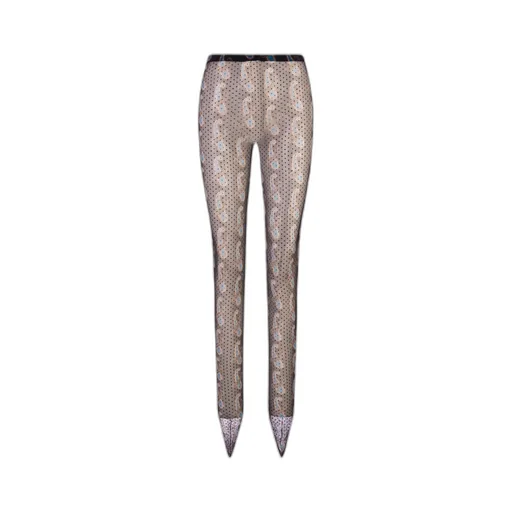 Paisley Print Sheer Tights