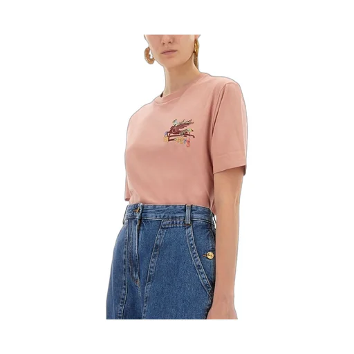 Pegaso Printed Crewneck T-Shirt