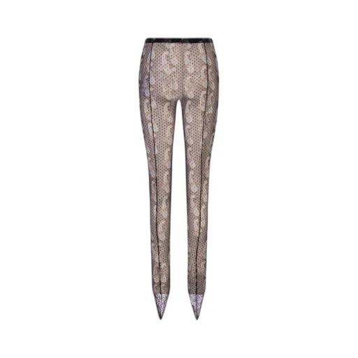 Paisley Print Sheer Tights