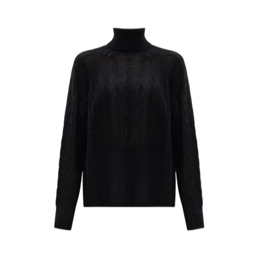 Long-Sleeved Roll-Neck Knitted Jumper