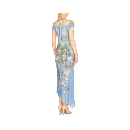 V-Neck Floral Maxi Dress