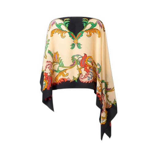 All-Over Printed Asymmetric Cape