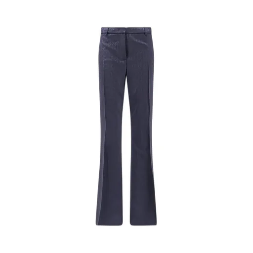 Pleated Flared Trousers