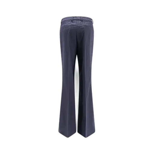 Pleated Flared Trousers