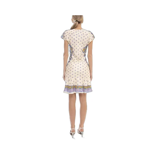 Paisley Printed Mini Dress