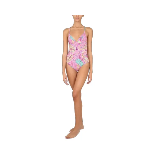 Allover Graphic Print Swimsuit
