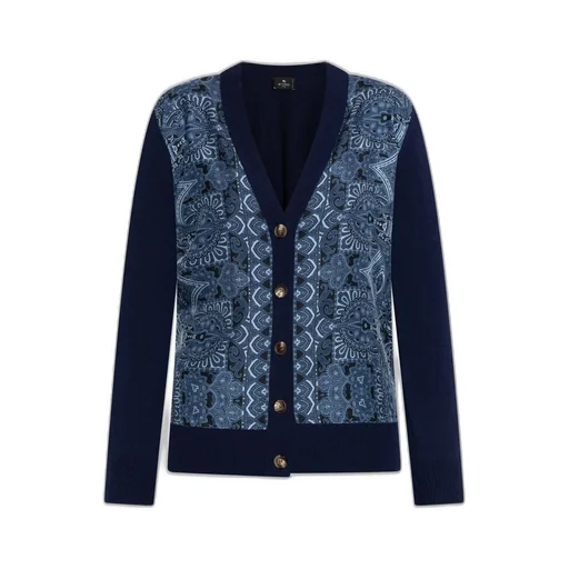 V-Neck Buttoned Cardigan