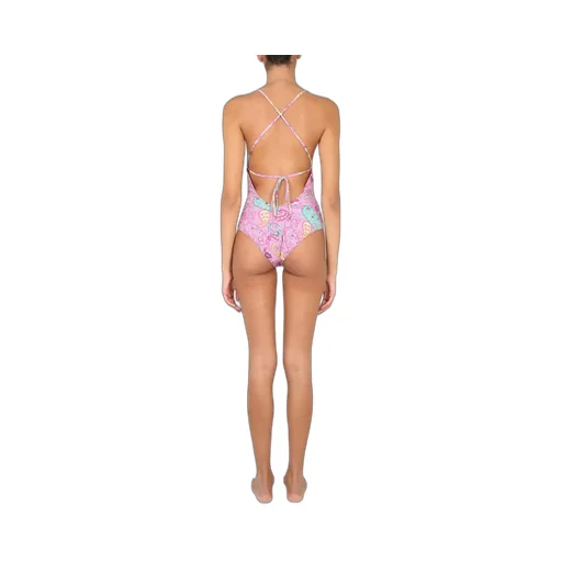 Allover Graphic Print Swimsuit