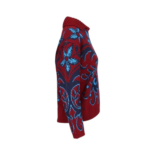 Shawl Collar Knitted Jumper