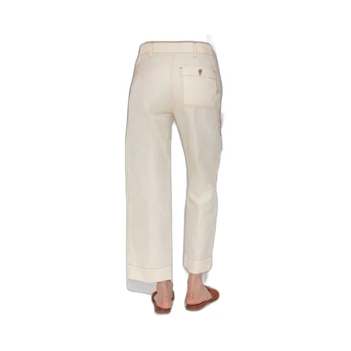 Contrasting Stitching Trousers