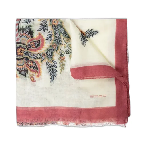 Paisley Printed Fringed Edge Scarf