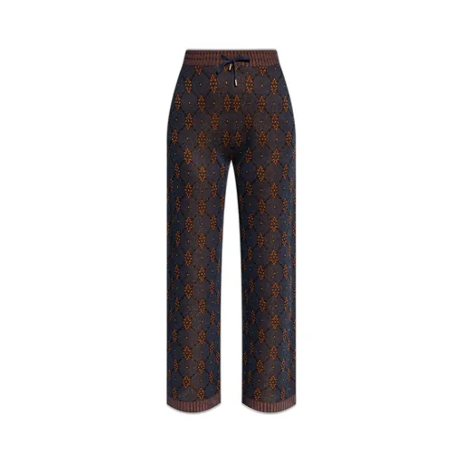 Tie-Inspired Motif Jogging Trousers