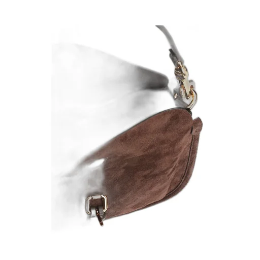 Buckle-Fastened Shoulder Bag