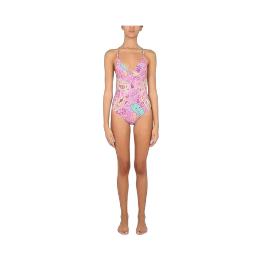 Allover Graphic Print Swimsuit