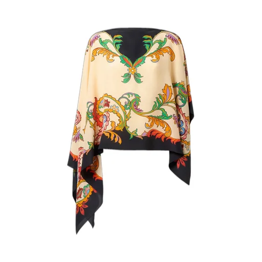 All-Over Printed Asymmetric Cape