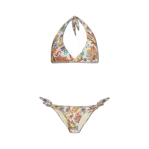 Paisley Printed Two-Piece Swimsuit