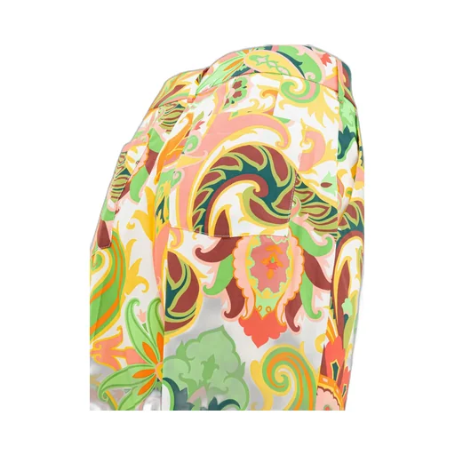 Paisley-Printed Straight-Leg Trousers