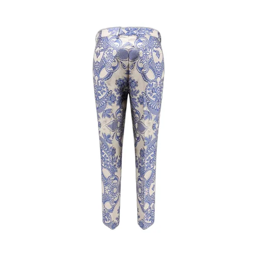 Jacquard Lace Cigarette Trousers