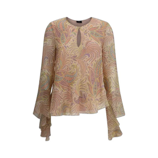 Paisley Printed Asymmetric Top