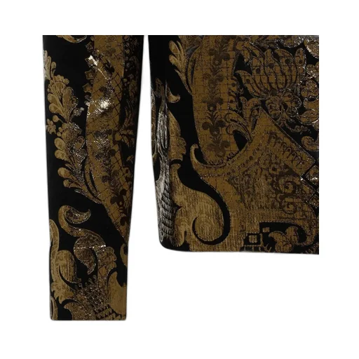 Metallic Printed Jumper
