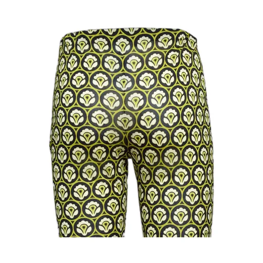 Floral-Printed Mid-Rise Flared Trousers