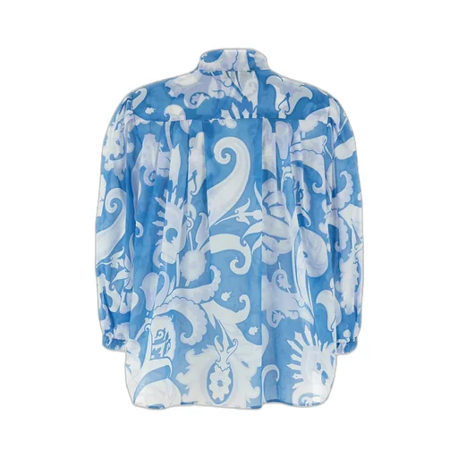 Paisley Printed Bow Detailed Blouse