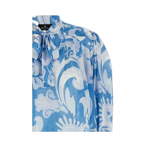 Paisley Printed Bow Detailed Blouse