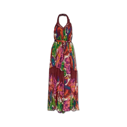 Lace-Trim Sleeveless Dress