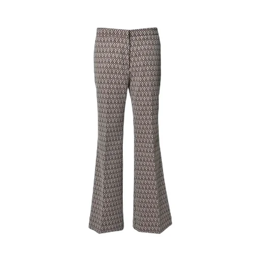 Jacquard Flared Trousers