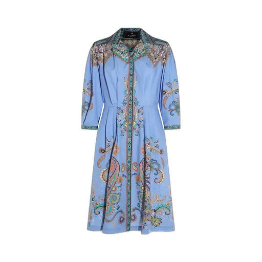 Paisley Printed Midi Dress