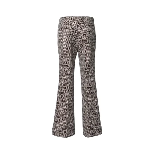 Jacquard Flared Trousers