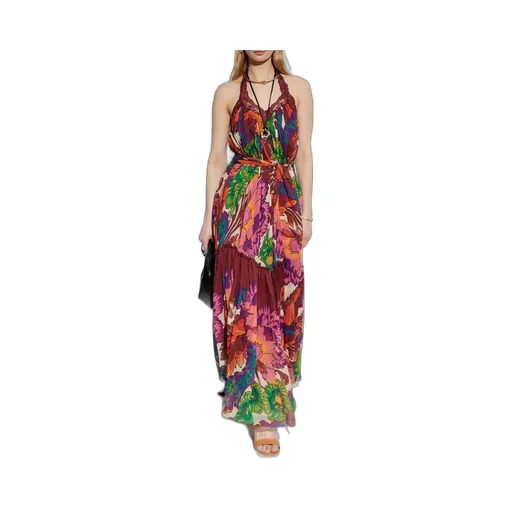 Lace-Trim Sleeveless Dress