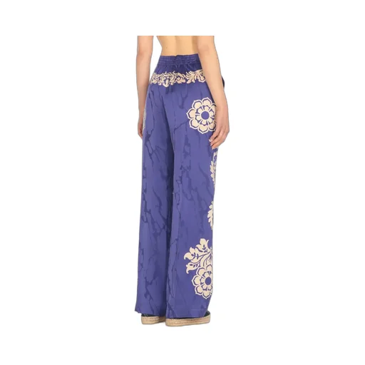 Floral Printed Straight-Leg Trousers
