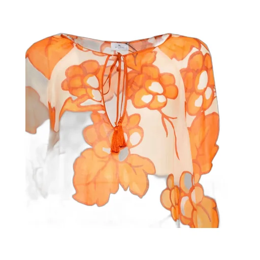 Floral Printed Long Sleeved Blouse