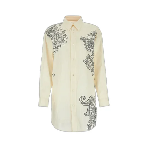 Paisley Printed Long-Sleeved Shirt