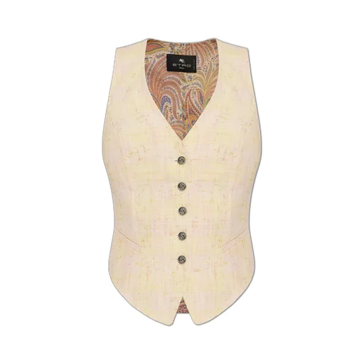 Slub Sleeveless Waistcoat